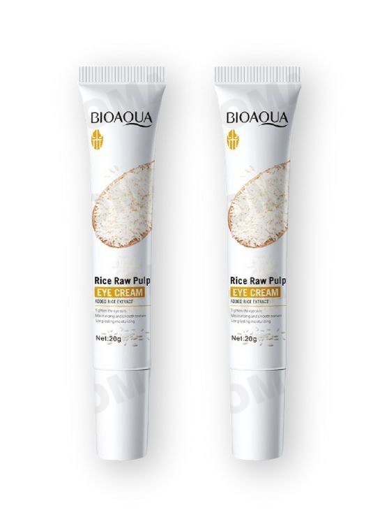 PACK 2 CREMA DE ARROZ PARA OJERAS BIOAQUA 40G - 1