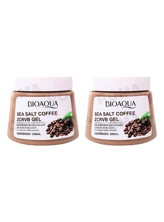 PACK 2 EXFOLIANTE EN GEL DE CAFÉ 250ML BIOAQUA - 1
