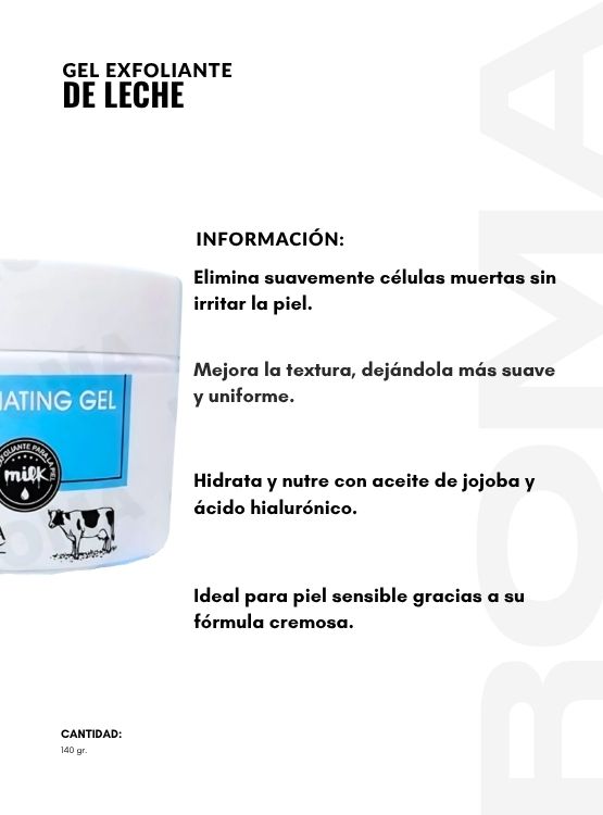 PACK 2 GEL EXFOLIANTE DE LECHE 140G BIOAQUA - 2
