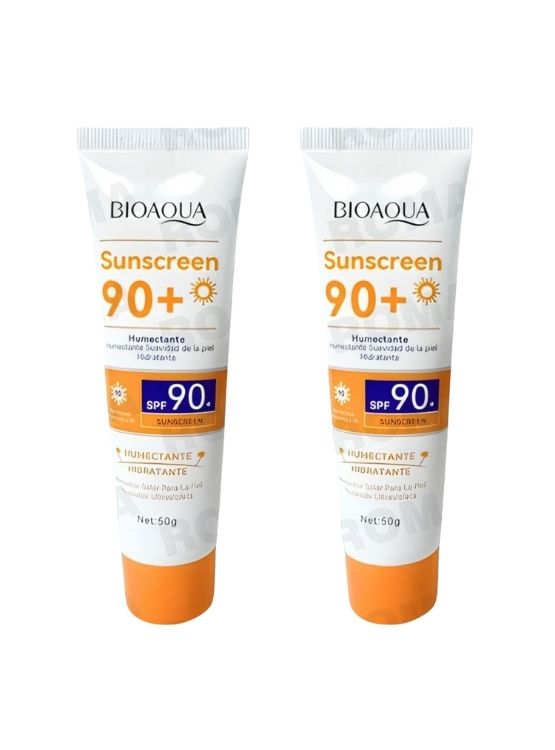 PACK 2 BLOQUEADOR SOLAR 90+ 50G BIOAQUA - 1