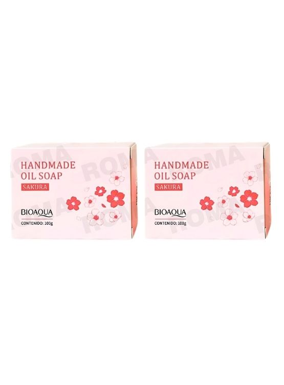 PACK 2 JABÓN EN BARRA JAPAN SAKURA 100G BIOAQUA - 1