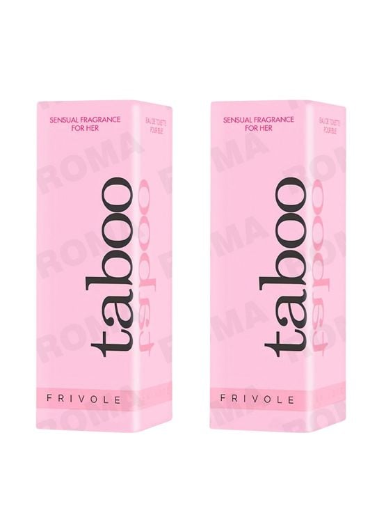 PACK 2 PERFUME ROSA CON FEROMONAS PARA MUJER TABOO 20ML - 1