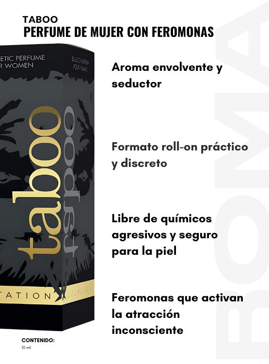 PACK 3 PERFUME CON FEROMONAS PARA MUJER TABOO 30ML - 2