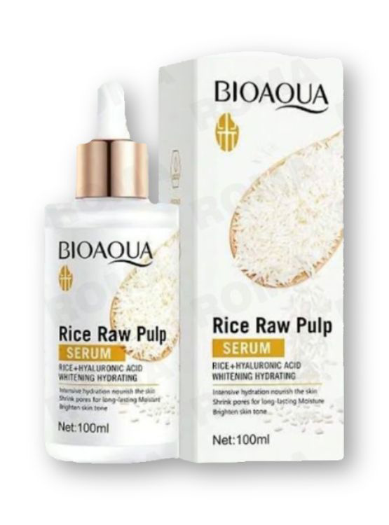 SERUM DE ARROZ CON ÁCIDO HIALURONICO BIOAQUA 100ML - 1