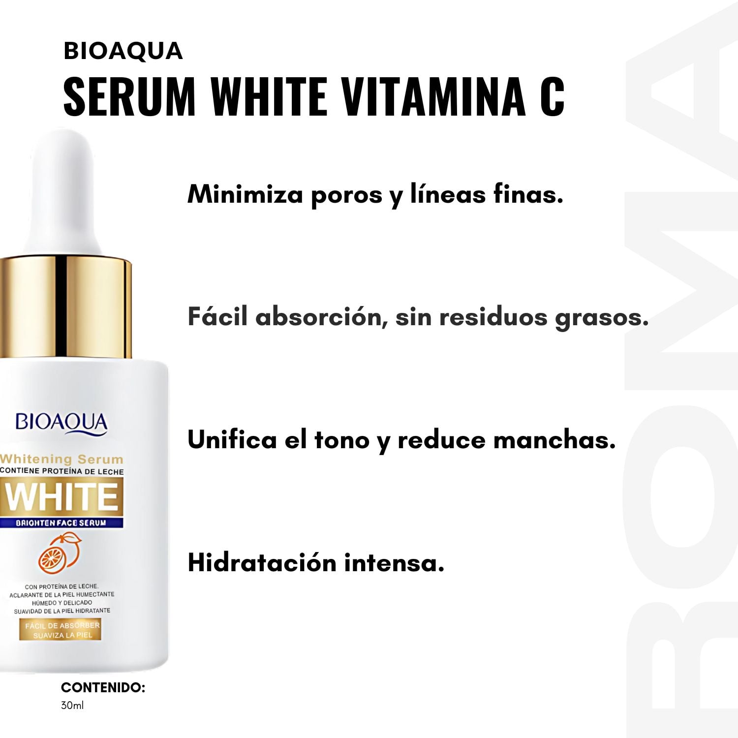 PACK 2 SERUM VITAMINA C EFECTO BRILLO 60ML BIOAQUA - 2