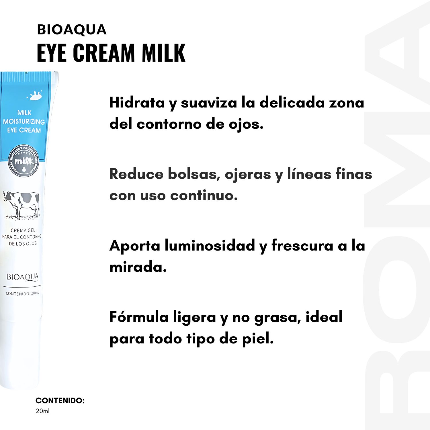 PACK 2 CONTORNO DE OJOS DE LECHE 40ML BIOAQUA - 2