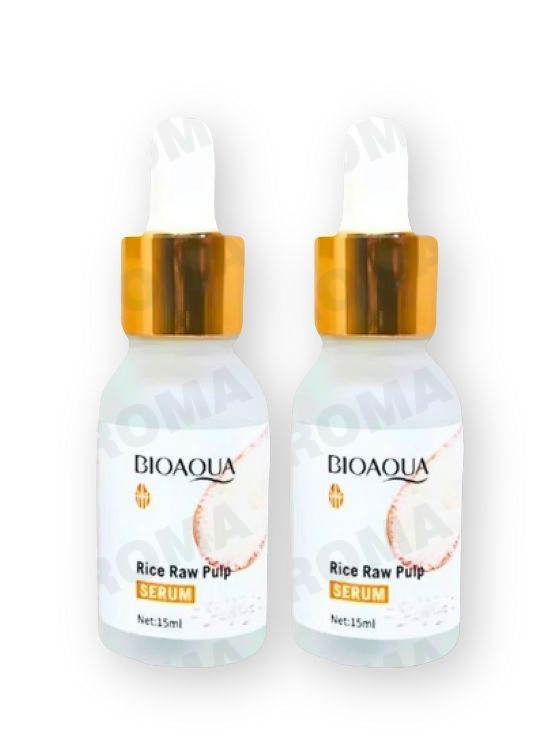 PACK 2 SERUM DE ARROZ CON ÁCIDO HIALURONICO BIOAQUA 30ML - 1
