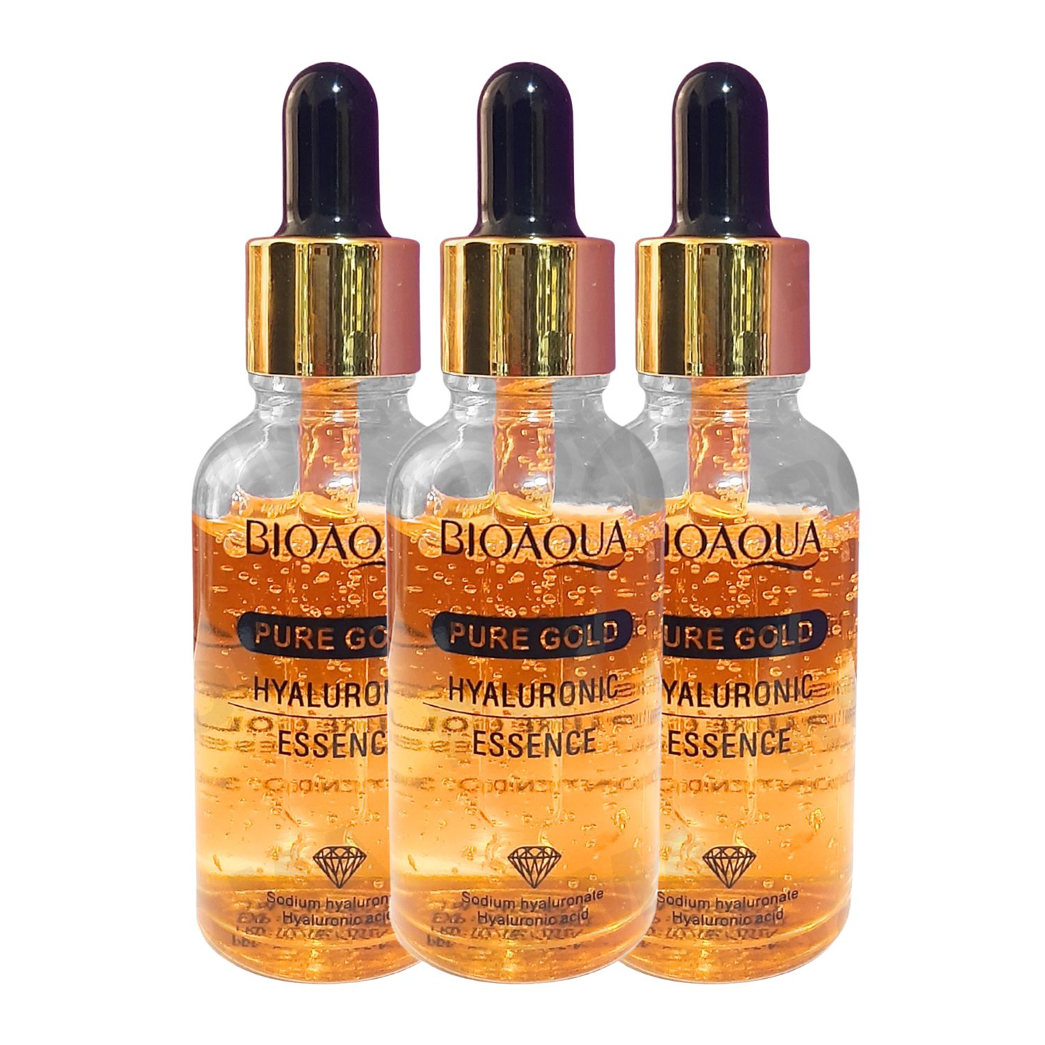 PACK 3 DE ORO HIALURONICO REJUVENECEDOR 90ML BIOAQUA - 1