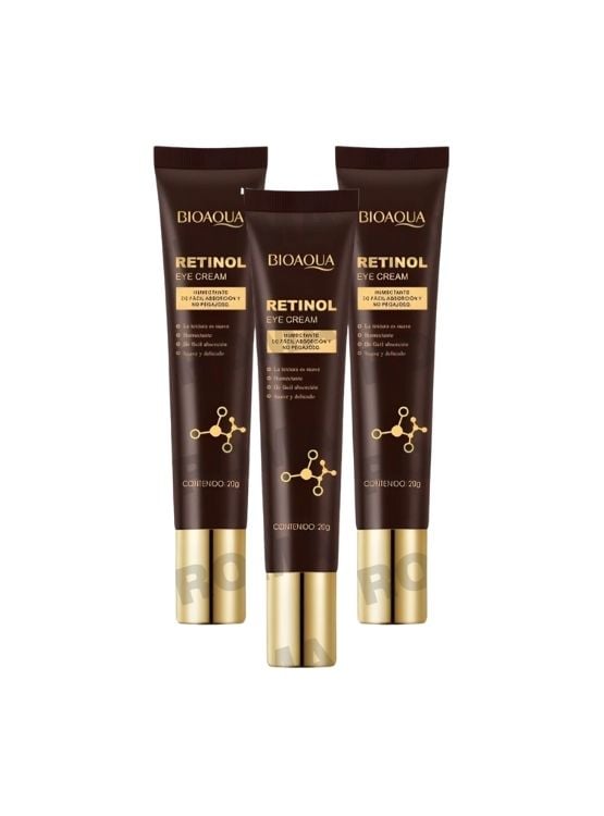 PACK 3 CONTORNO DE OJOS RETINOL 20G BIOAQUA - 1