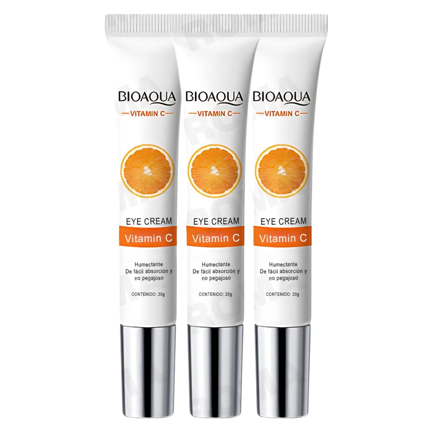 PACK 3 CONTORNO DE OJOS VITAMINA C 60G BIOAQUA - 1