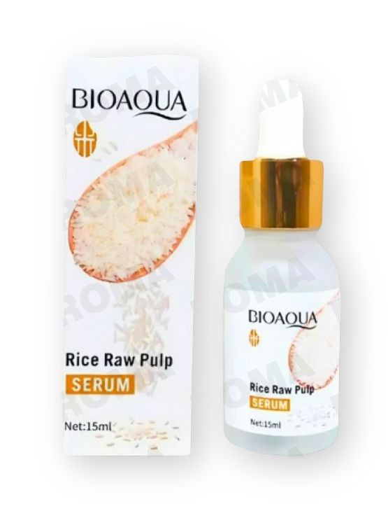 SERUM DE ARROZ CON ÁCIDO HIALURONICO BIOAQUA 15ML - 1