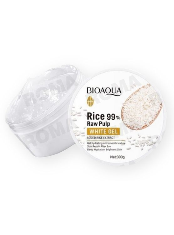 GEL HIDRATANTE Y REPARADOR FACIAL DE ARROZ BIOAQUA 300G - 1