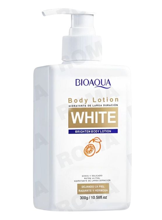 LOCIÓN CORPORAL WHITE CON VITAMINA C BIOAQUA 300G - 1