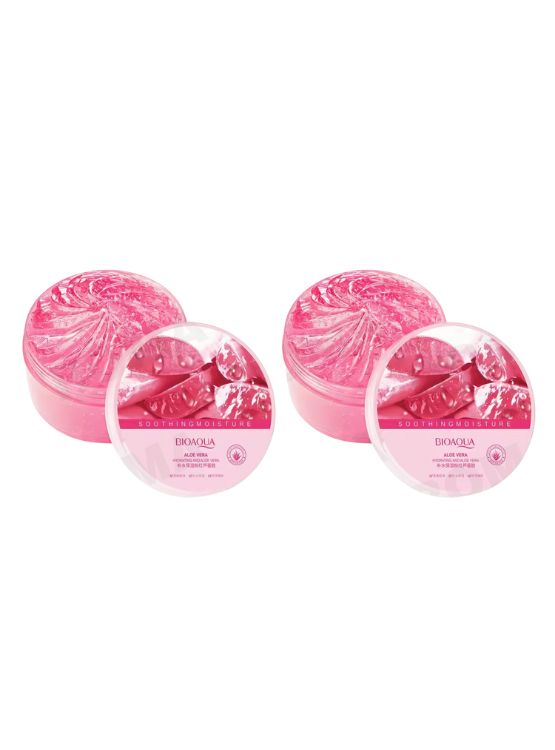 PACK 2 GEL ALOE VERA ROSA BIOAQUA 600G - 1