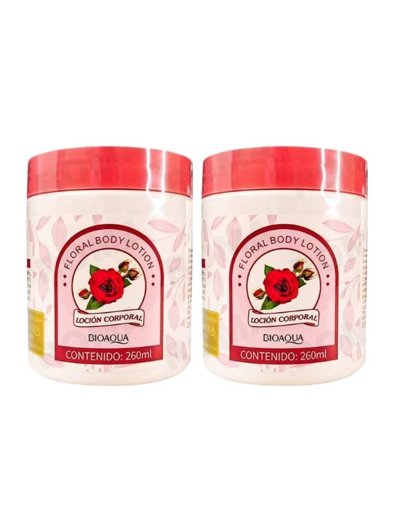 PACK 2 LOCIÓN CORPORAL FLORAL BIOAQUA 520ML - 1