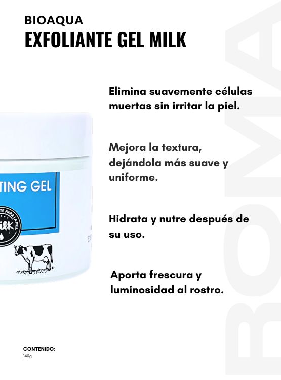 PACK 2 EXFOLIANTE GEL MILK BIOAQUA 280G - 2