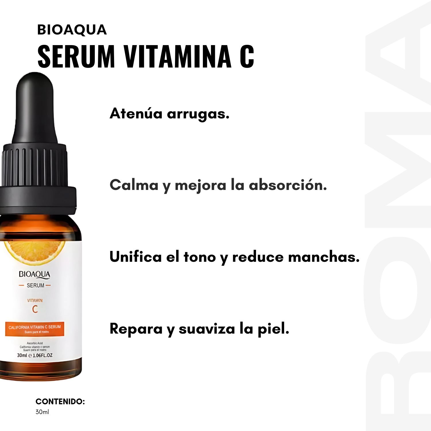 SERUM VITAMINA C 30ML BIOAQUA - 2