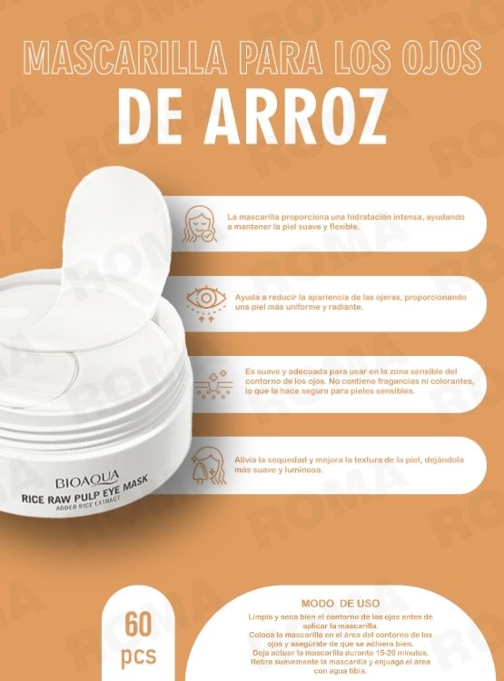 PACK 3 MASCARILLA PARA OJOS BIOAQUA 180 PCS - 2