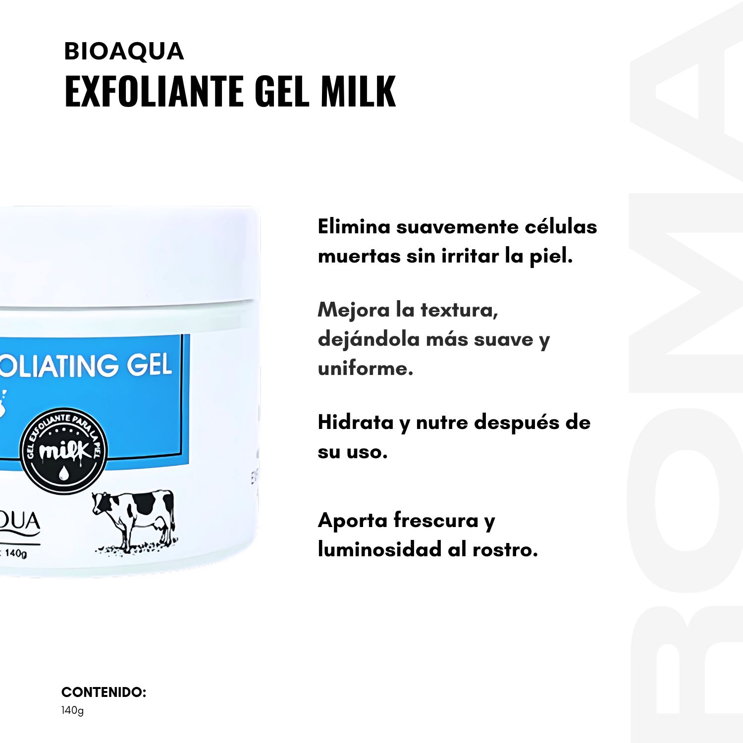 PACK 2 EXFOLIANTE GEL DE LECHE 280G BIOAQUA - 2
