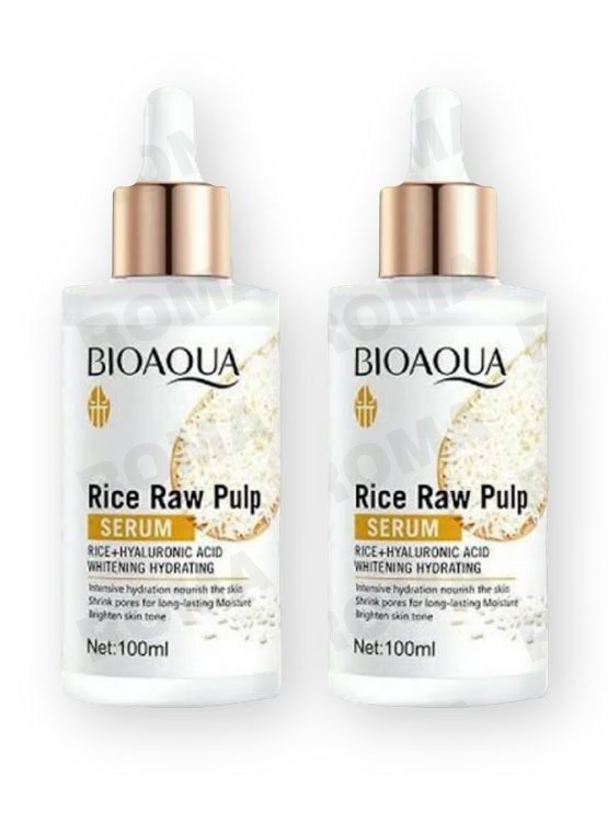 PACK 2 SERUM DE ARROZ CON ÁCIDO HIALURONICO BIOAQUA 200ML - 1
