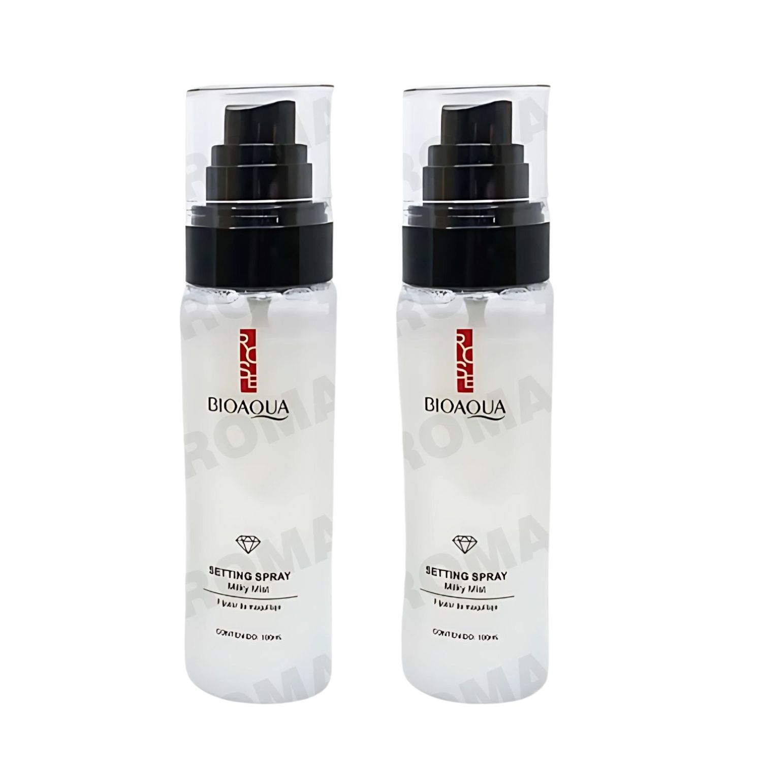 PACK 2 FIJADOR DE MAQUILLAJE BLANCO 200ML BIOAQUA - 1