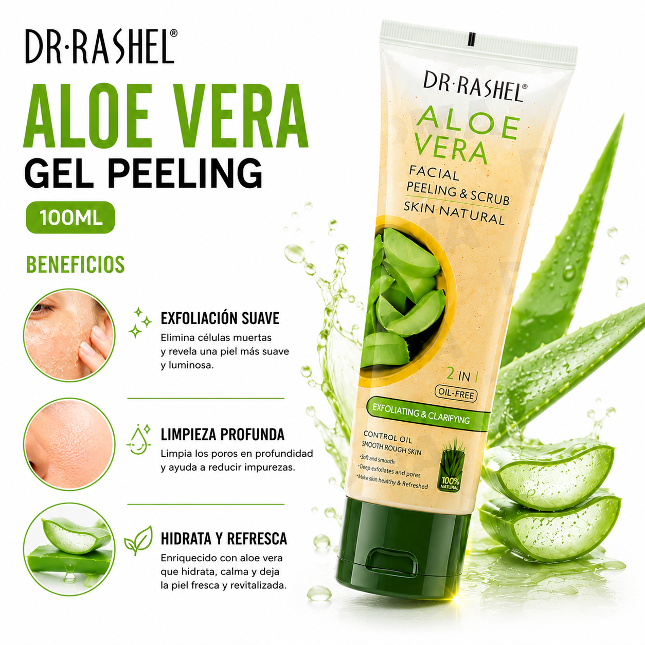 GEL PEELING ALOE VERA 100ML DR RASHEL