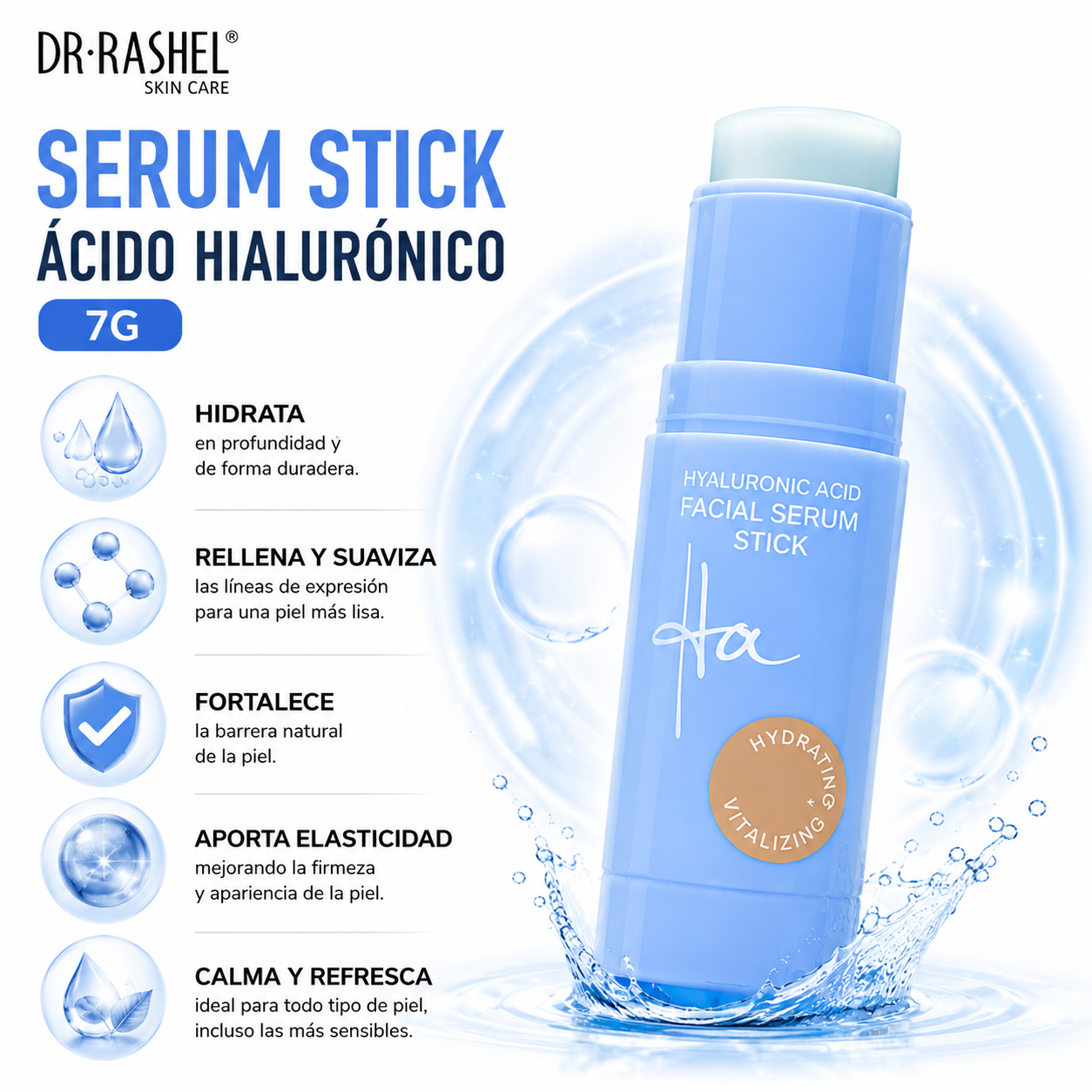 PACK 3 SERUM STICK ÁCIDO HIALURÓNICO 7G DR RASHEL - 2