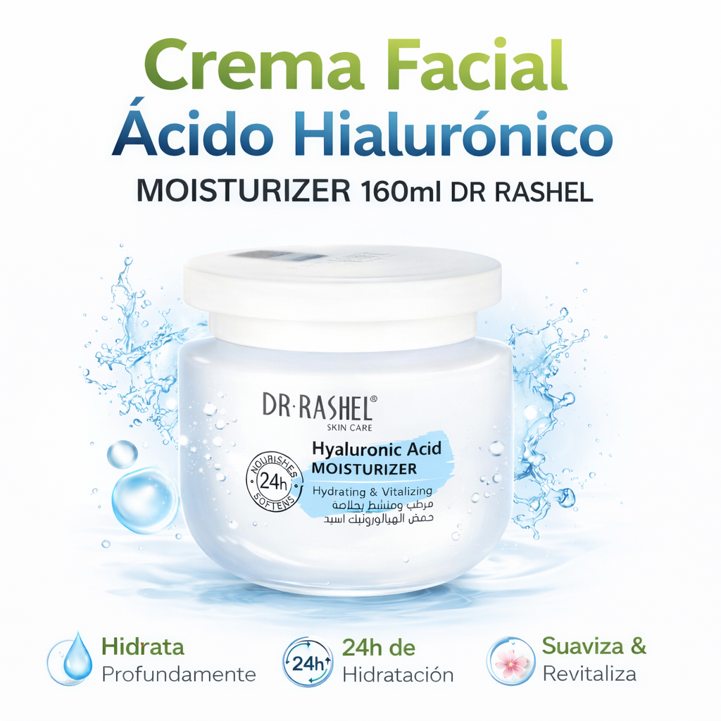 CREMA FACIAL ÁCIDO HIALURÓNICO MOISTURIZER 160ML DR RASHEL - 1