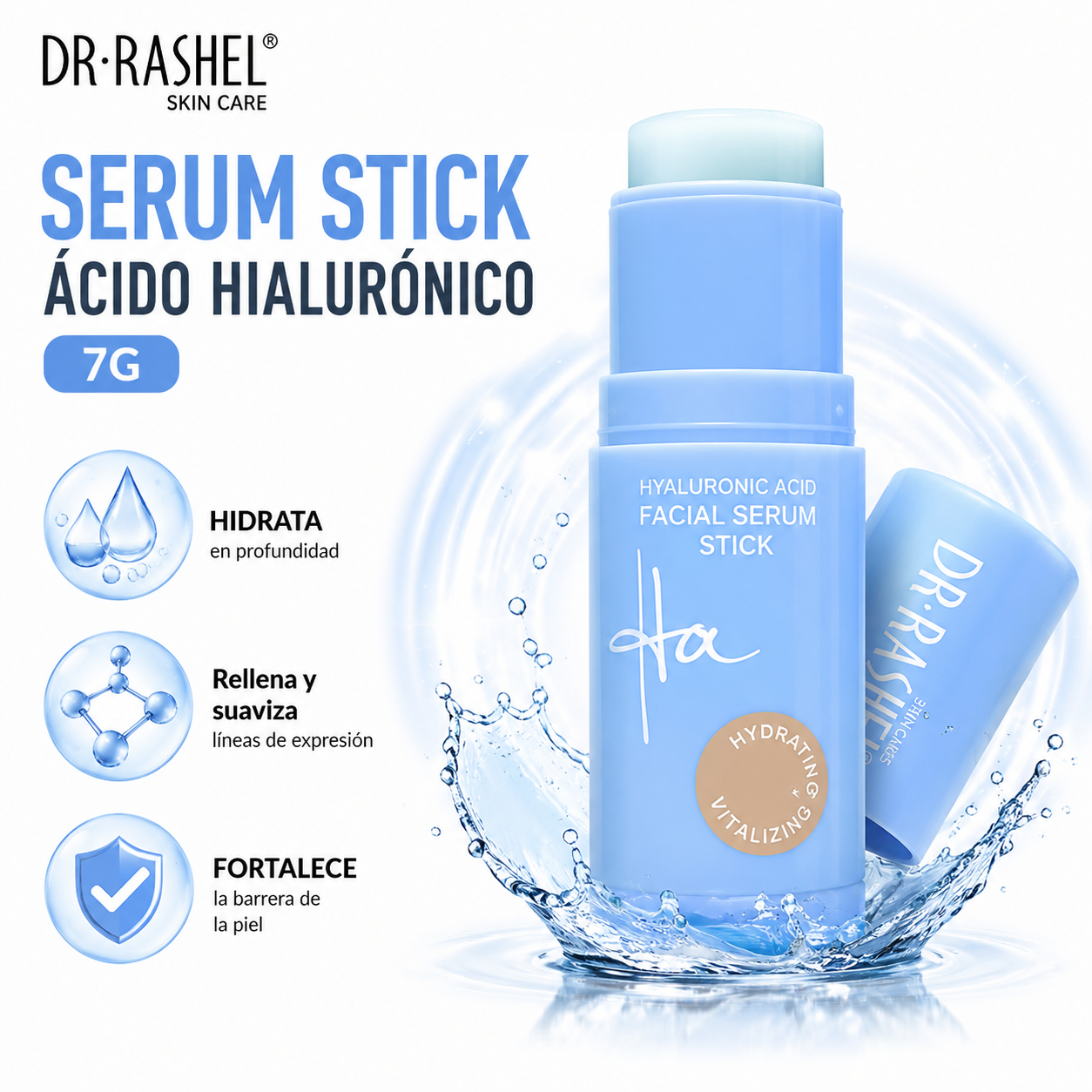 SERUM STICK ÁCIDO HIALURÓNICO 7G DR RASHEL - 1