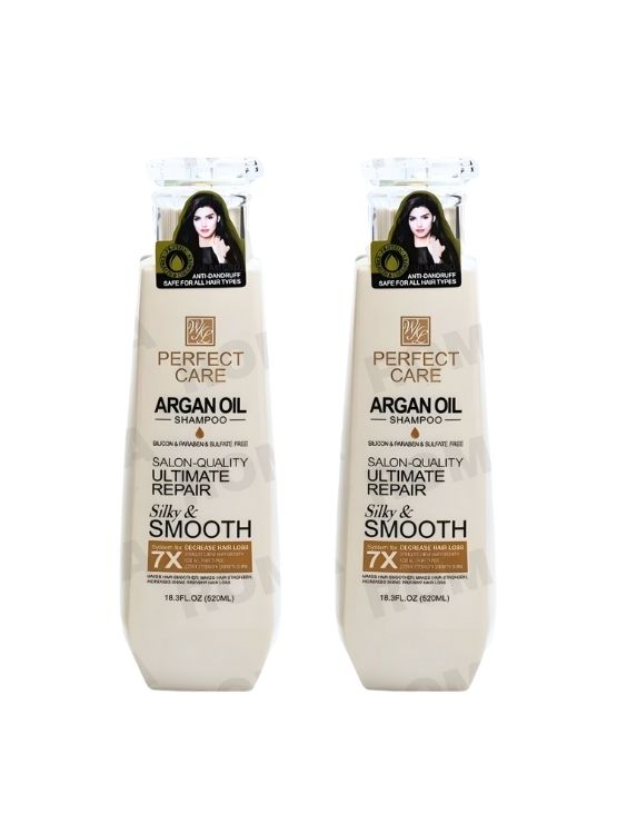 PACK 2 SHAMPOO ACEITE DE ARGÁN 520ML PERFECT CARE - 1