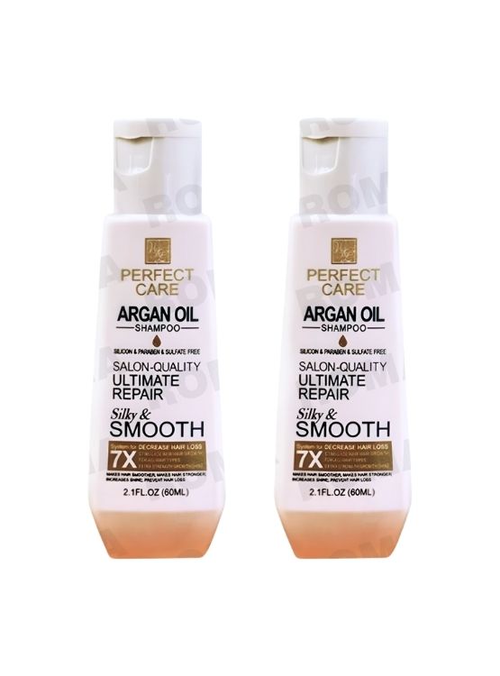 PACK 2 SHAMPOO ACEITE DE ARGÁN 60ML PERFECT CARE - 1