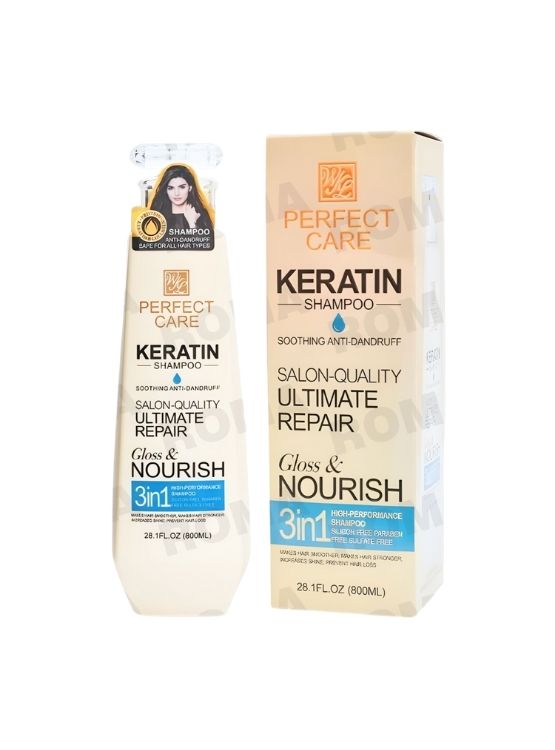 SHAMPOO KERATINA 3 EN 1 800ML PERFECT CARE - 1