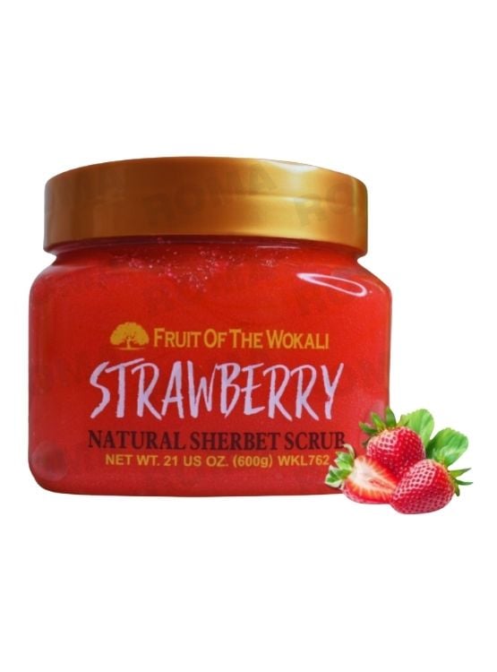 EXFOLIANTE CORPORAL STRAWBERRY 600G WOKALI - 1