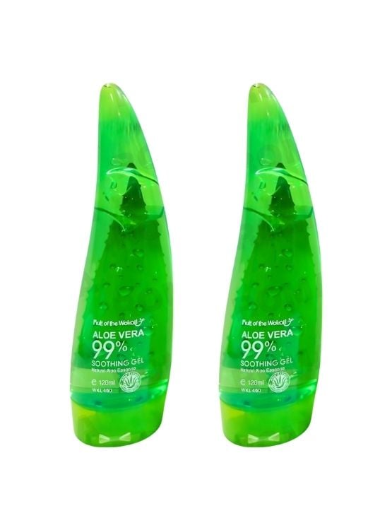 PACK 2 GEL CALMANTE ALOE VERA 120ML WOKALI - 1