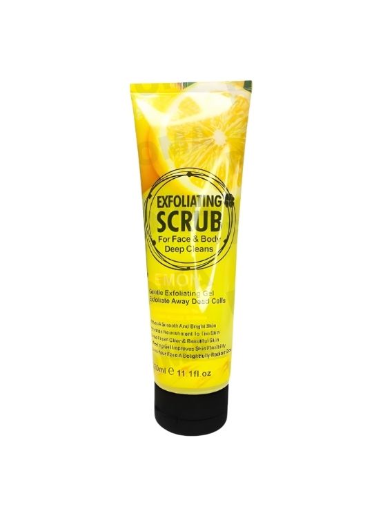 EXFOLIANTE FACIAL Y CORPORAL LIMÓN 320ML WOKALI - 1