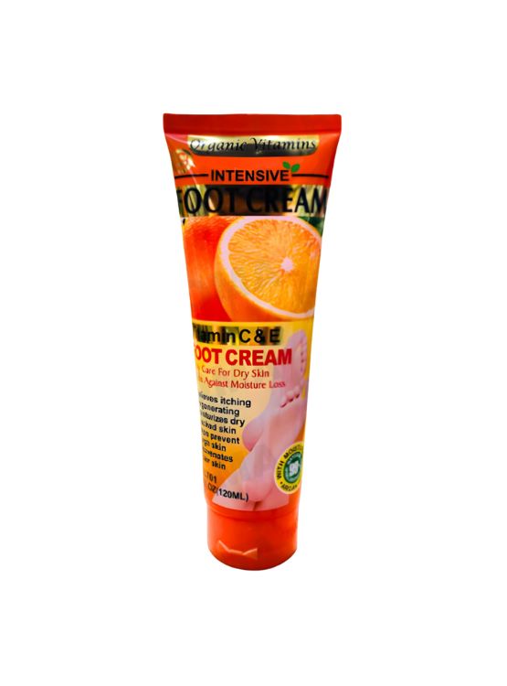CREMA PARA PIES VITAMINA C Y E 120ML WOKALI - 1