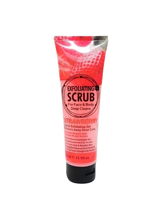 EXFOLIANTE FACIAL Y CORPORAL FRESA 320ML WOKALI - 1