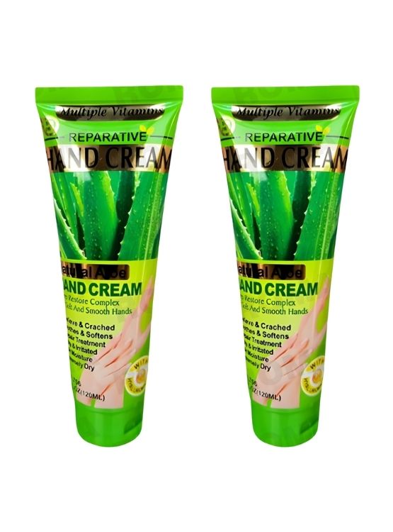 PACK 2 CREMA DE MANOS ALOE VERA 120ML WOKALI - 1