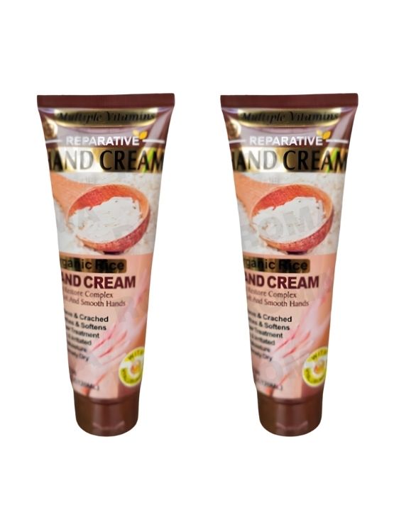 PACK 2 CREMA DE MANOS ARROZ 120ML WOKALI - 1
