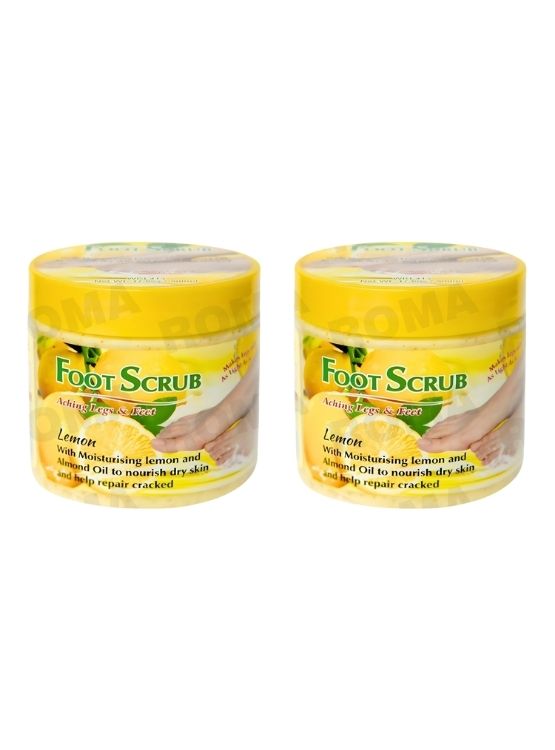 PACK 2 EXFOLIANTE PARA PIES LIMÓN 500G WOKALI - 1