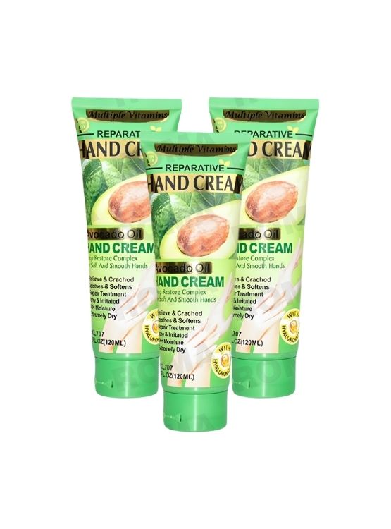 PACK 3 CREMA DE MANOS PALTA 120ML WOKALI - 1