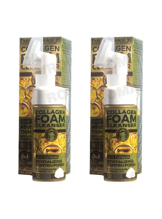PACK 2 LIMPIADOR EN ESPUMA COLÁGENO 150ML WOKALI - 1