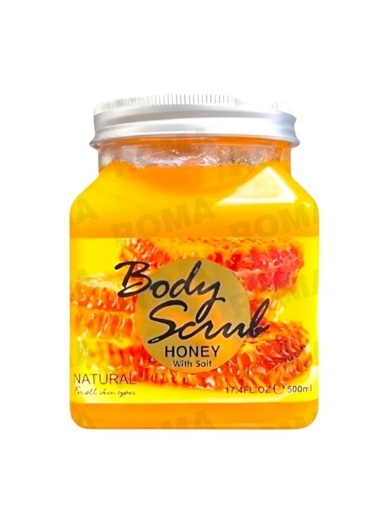 EXFOLIANTE CORPORAL BASE DE SAL DE MAR Y MIEL 500ML WOKALI - 1