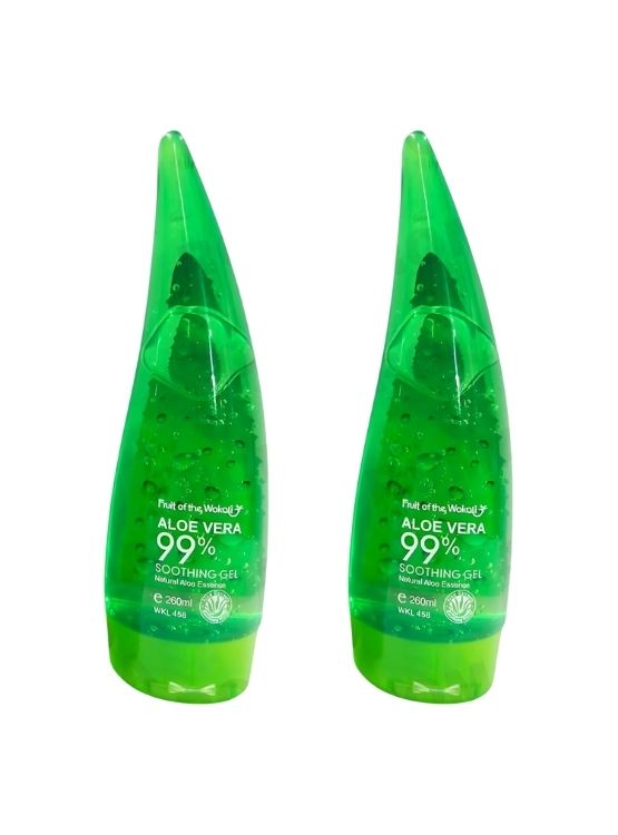 PACK 2 GEL CALMANTE ALOE VERA 260ML WOKALI - 1