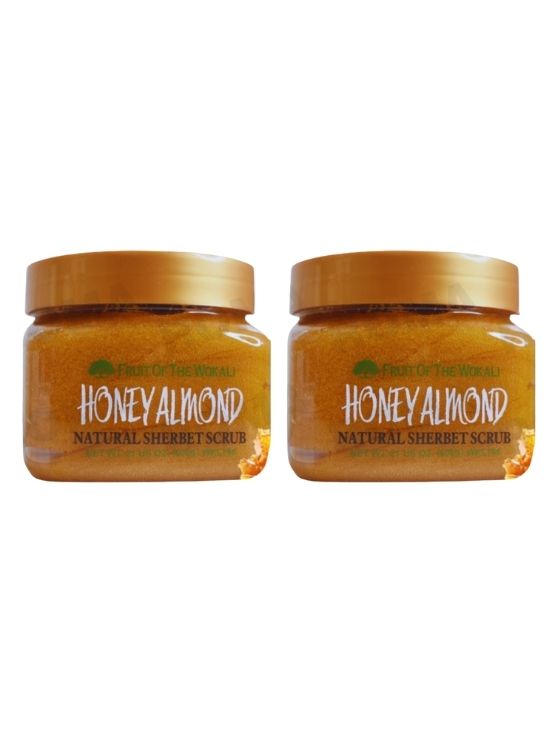 PACK 2 EXFOLIANTE CORPORAL HONEY ALMOND 600G WOKALI - 1