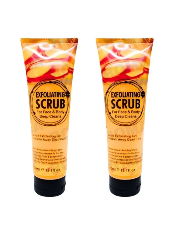 PACK 2 EXFOLIANTE FACIAL Y CORPORAL MIEL 320ML WOKALI - 1