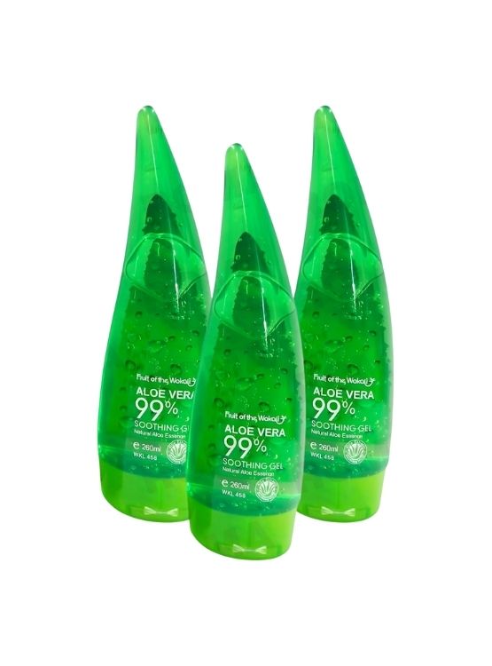 PACK 3 GEL CALMANTE ALOE VERA 260ML WOKALI - 1