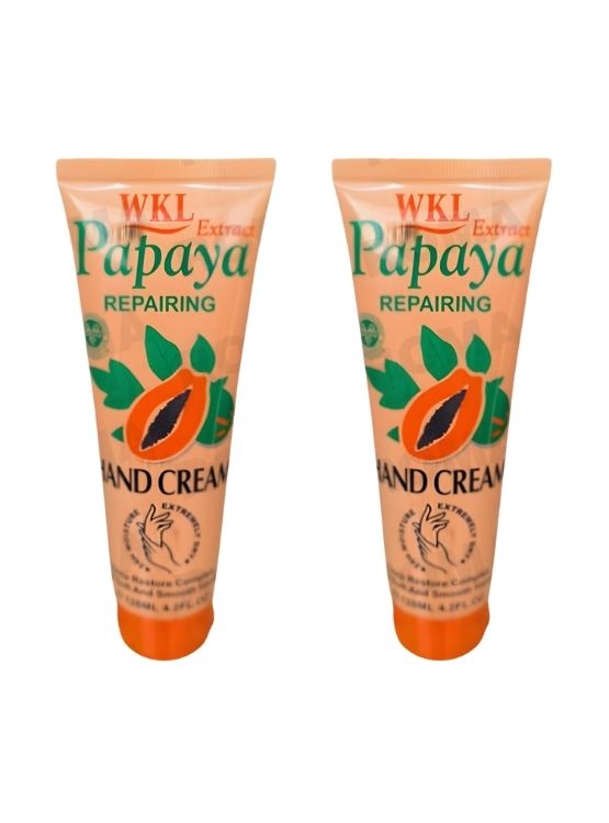 PACK 2 CREMA DE MANOS PAPAYA 120ML WOKALI - 1