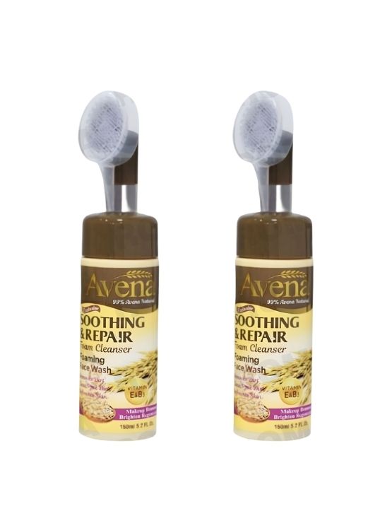 PACK 2 LIMPIADOR FACIAL EN ESPUMA AVENA 150ML WOKALI - 1
