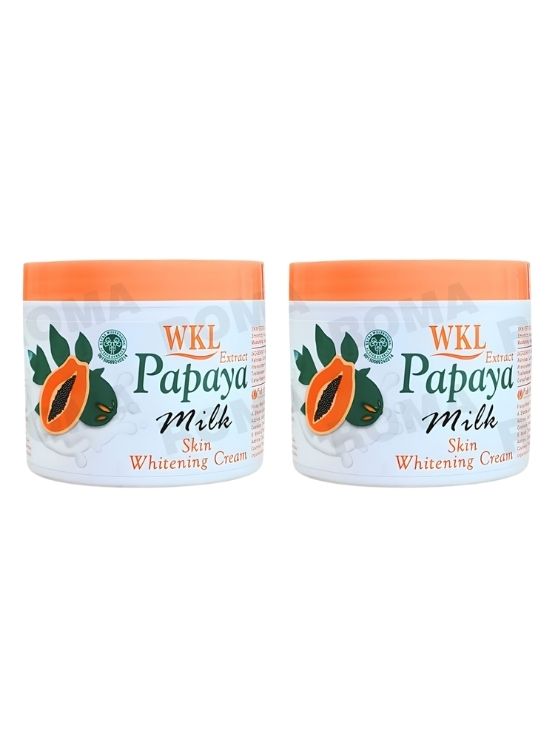 PACK 2 CREMA ACLARANTE PAPAYA Y LECHE 115ML WOKALI - 1